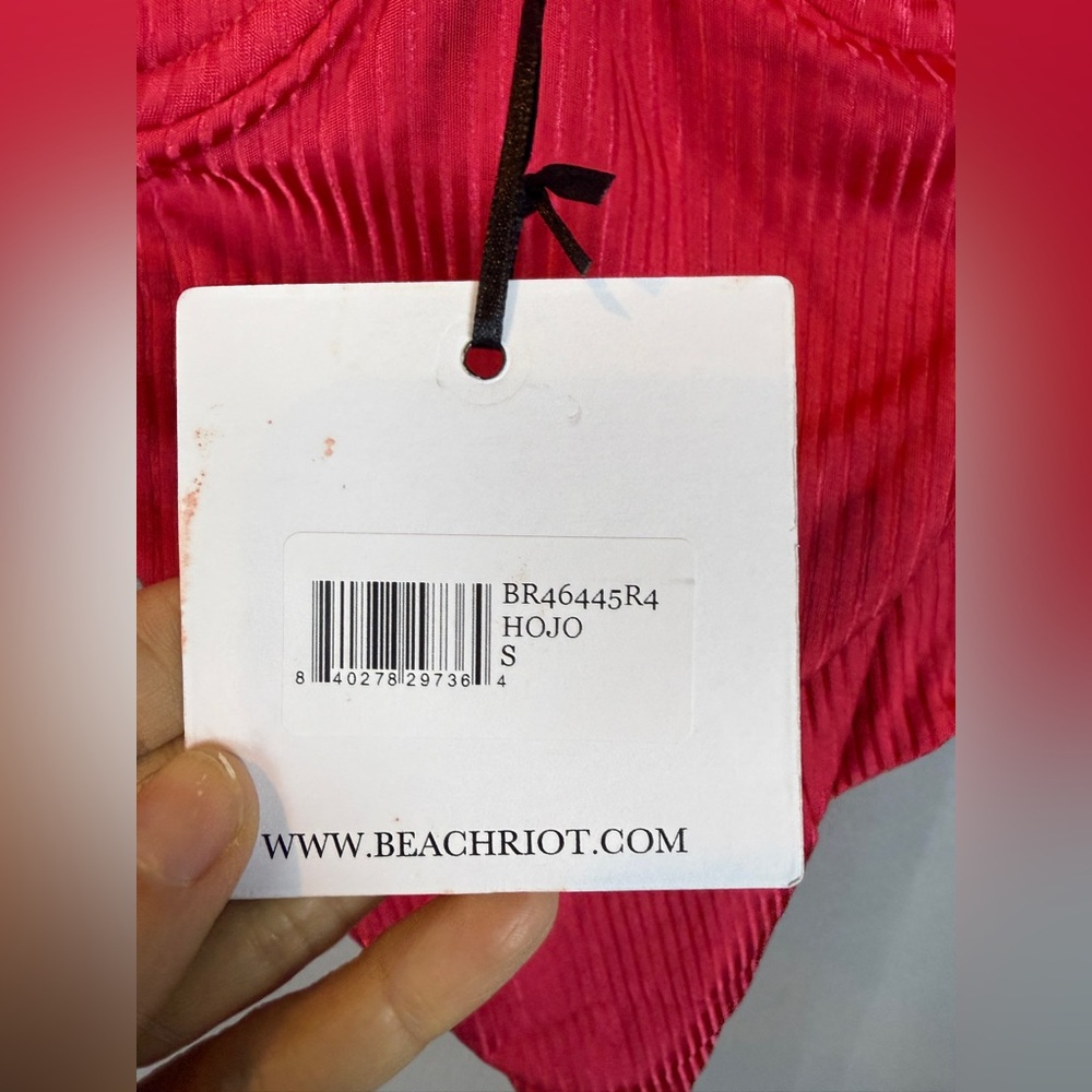 Beach Riot Scarlet One Piece Holly Jolly- Size Small - Picture 8 of 15